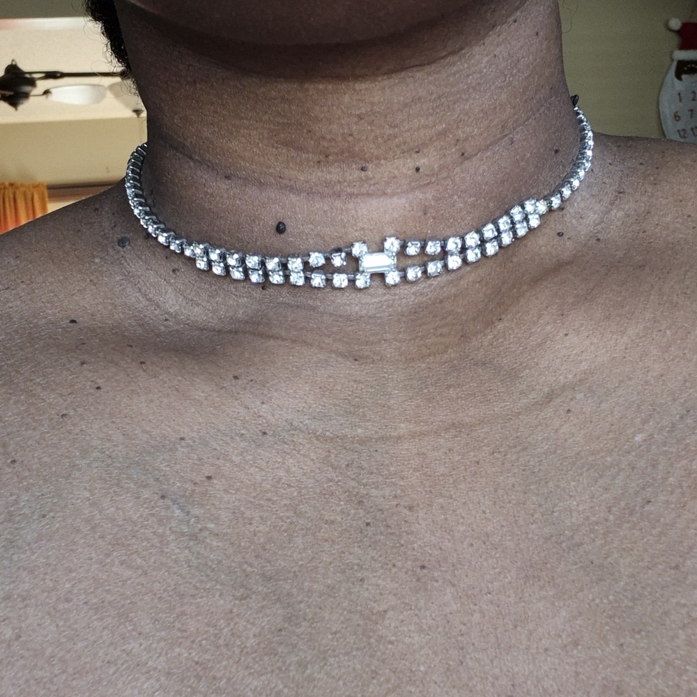 Vintage Rhinestone Choker